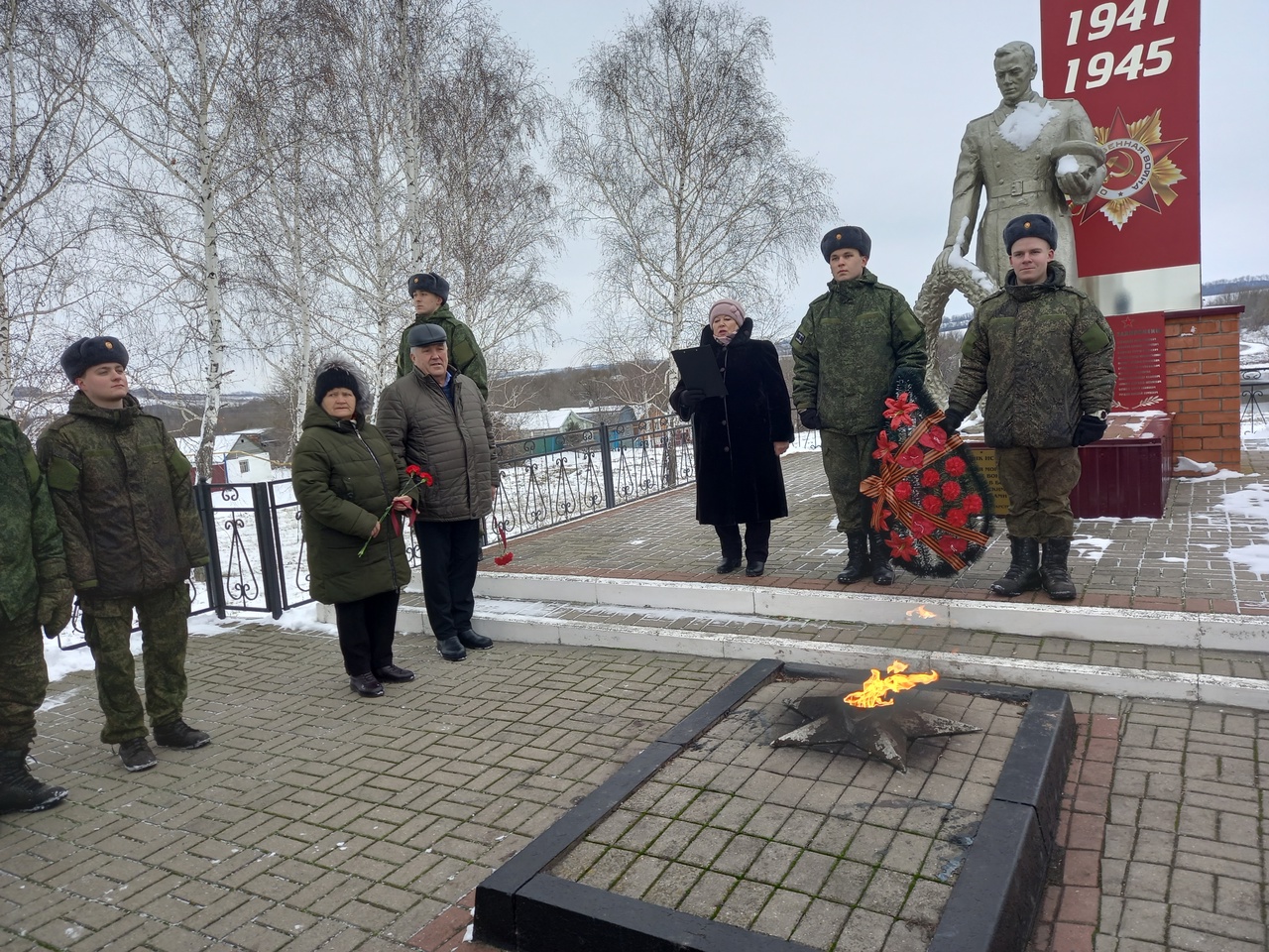 День освобождения села.